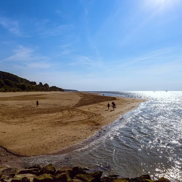 La plage du Butin à proximité des Gîtes Le Chêne Pommier à Fatouville-Grestain dans l'Eure en Normandie