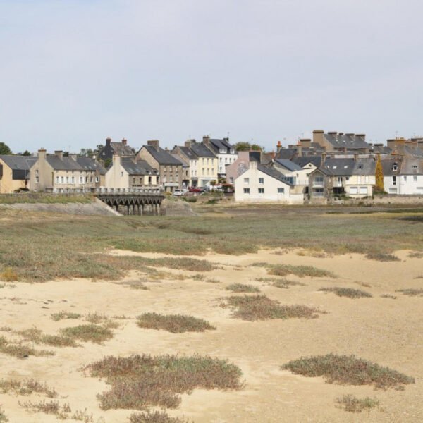 Le village de Port-Bail-sur-mer du Gîte Face au vent à Port-Bail-sur-Mer dans la Manche en Normandie