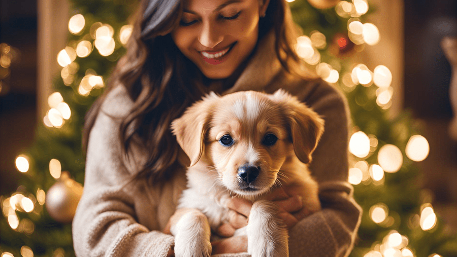 Offrir un chiot à Noël, sous quelles conditions ?