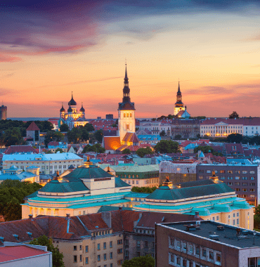 Une magnifique ville comme celle de Tallinn en Estonie peut inspirer un nom de chien