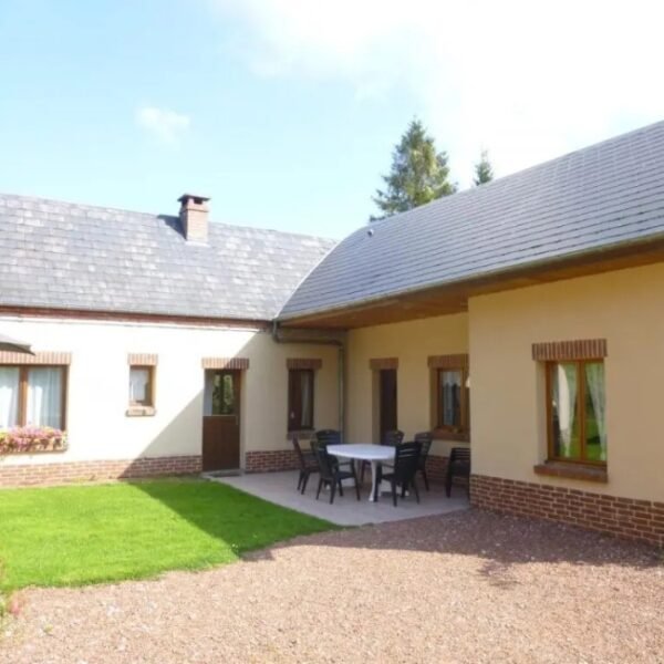 Vu extérieure du Gite Chez Marguerite à Saint Blimont dans la Somme , Hauts-de-France