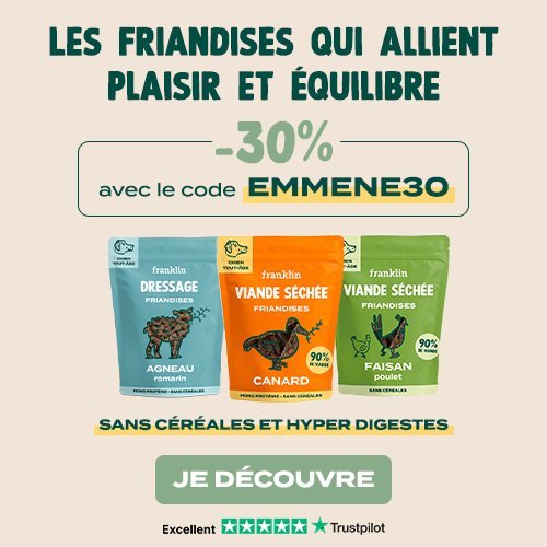 réduction friandises pour chien franklin