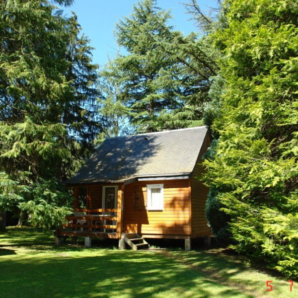 chalet insolite du camping des gaves à Laruns