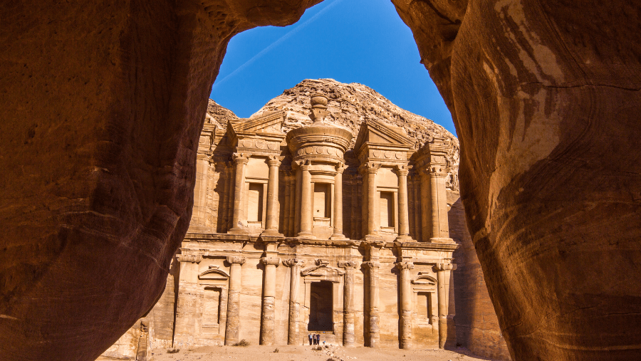 Pétra en Jordanie.