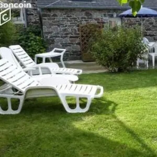 Jardin du gite Les Herbes Maritimes à Hirel en Ille-et-Vilaine en Bretagne