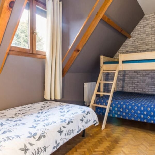 Chambre avec lits Gîte Les Jasmins du Moulin à Chamblac dans l’Eure en Normandie