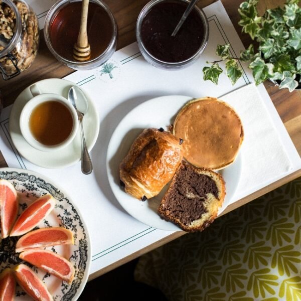 Petit déjeuner à l'Hôtel Castel Brando à Brando en Haute-Corse dans la Corse