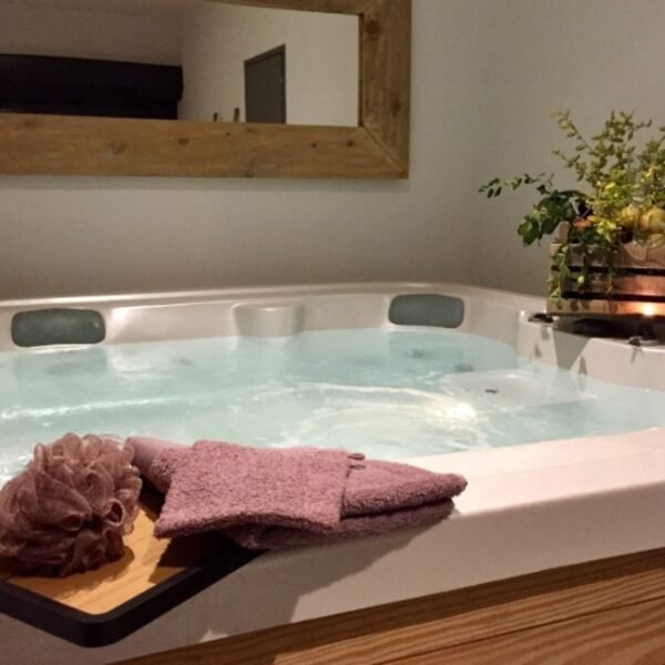 Jacuzzi et spa au Gite Villa Alpilles Crau Camargue à Saint-Martin-de-Crau en Bouches-du-Rhône en Provence-Alpes-Côte d'Azur