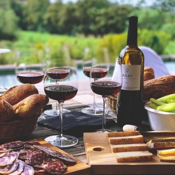 Vin et fromages au Camping U Casone à Ghisonaccia en Haute-Corse en Corse