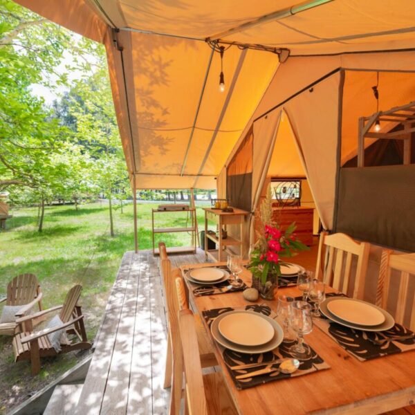 tente lodge du camping U casone