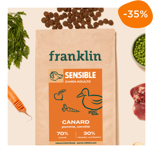 sac croquettes chiens sensibles Franklin