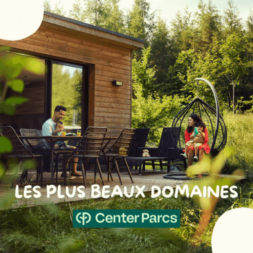 grosse réduction pour réserver un cottage dans un domaine Center Parcs en famille avec un chien pour les vacances