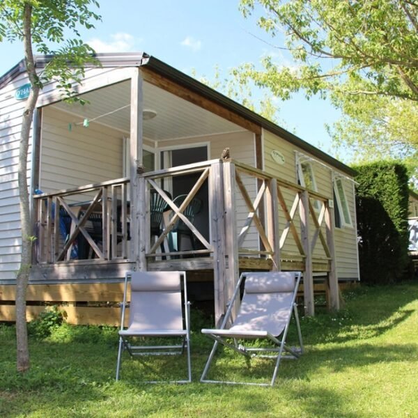 Mobilhome au Camping Le Pastural en Ardèche près de Vals les Bains à Ucel