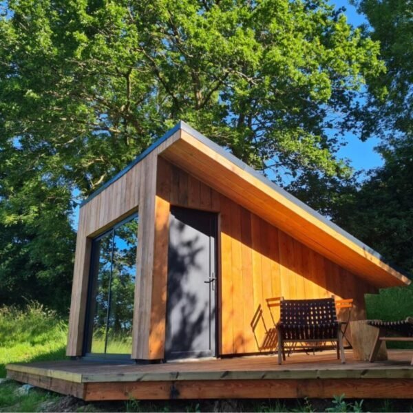 Vue extérieure de La Cabane à La Pommeraye en Maine-et-Loire dans le Pays de la Loire