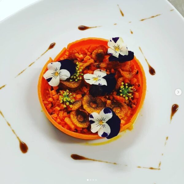 Plat du Restaurant Au Bois Le Sire en Alsace à Orbey proche de Colmar
