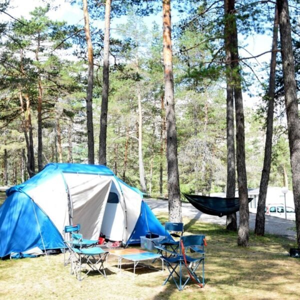 Emplacement au Camping la Pinatelle à Saint-Auban dans les Alpes-Maritimes en Provence-Alpes-Côte d'Azur