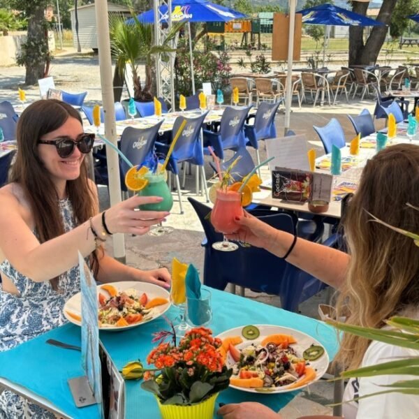 Restaurant au Camping le Domaine du Golfe de Saint Tropez à Grimaud dans le Var en Provence-Alpes-Côte d'Azur