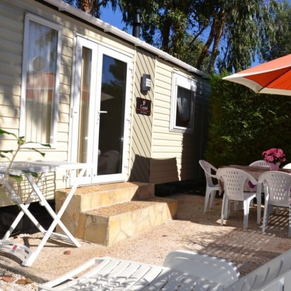 Mobil home au Camping Parc Valrose à La Londe-les-Maures en Var en Provence-Alpes-Côte d'Azur