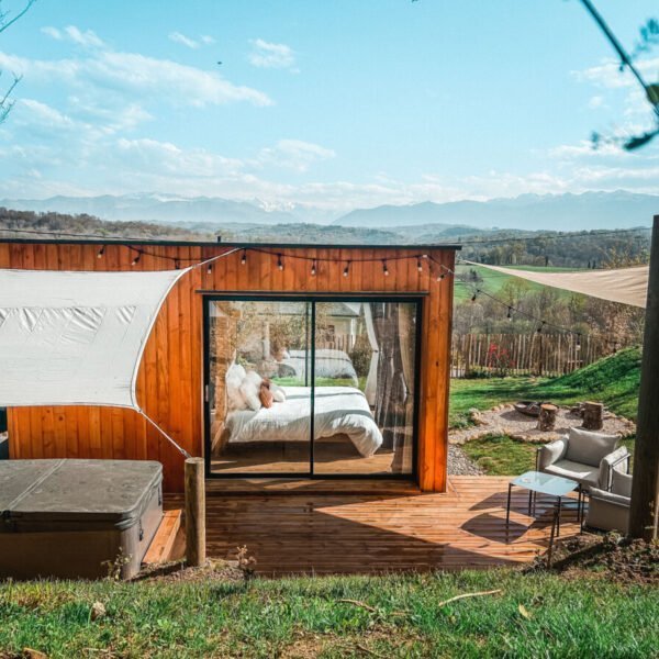 Chalets d'Ekaya, Location vacances insolite près de Pau dans le Béarn aux pieds des Pyrénées