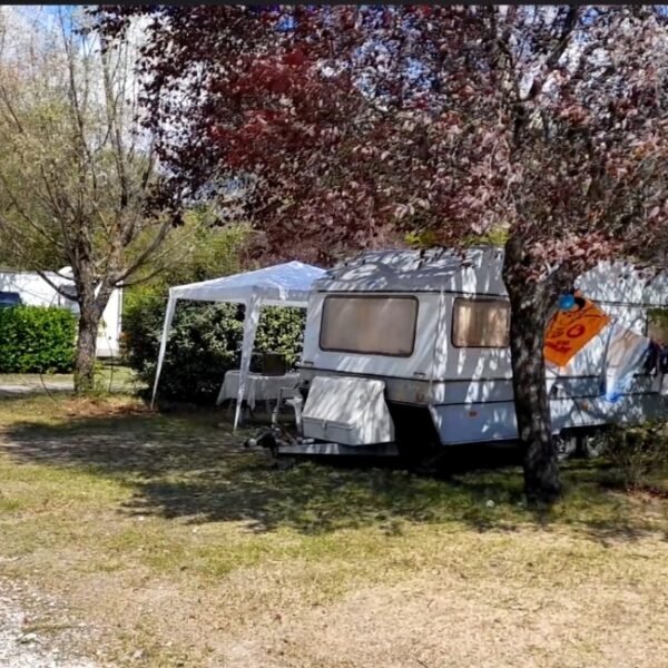 Emplacement au Camping la Célestine à Beynes dans les Alpes-de-Haute-Provence en Provence-Alpes-Côte d'Azur