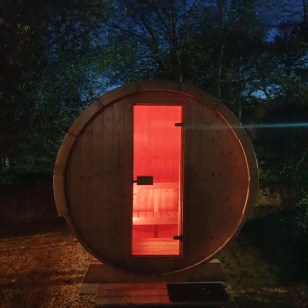 Sauna au Gîte En Françaison dans le Gers proche d'Auch en Occitanie dans le Sud de France