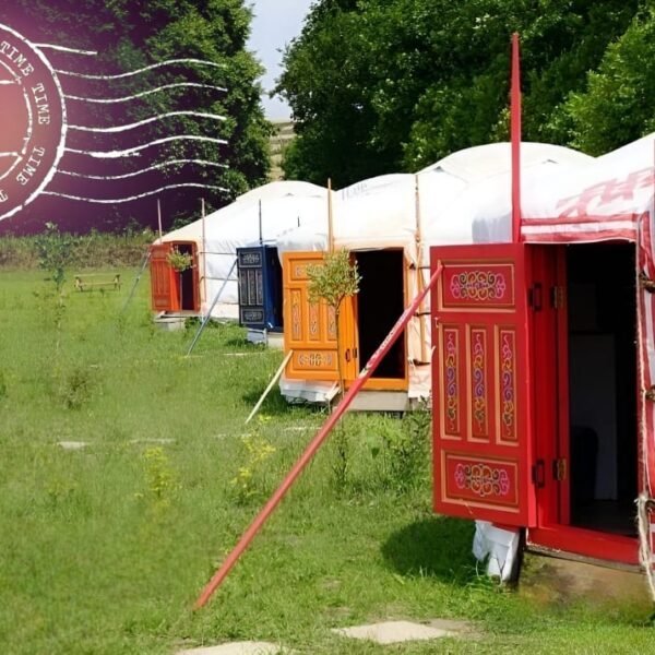 Yourtes mongoles chez Les Insolites de la Baie, Camping insolite en Normandie près de Le Tréport et Mers les Bains en Baie de Somme