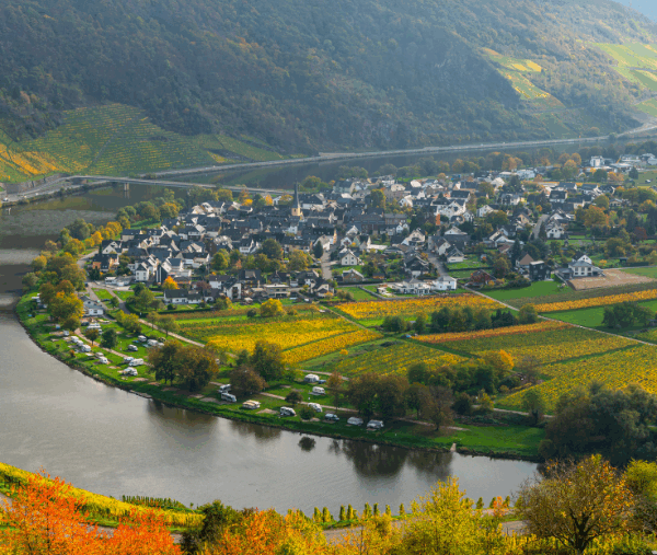 Une vue sur le Pays de Thionville en Moselle.
