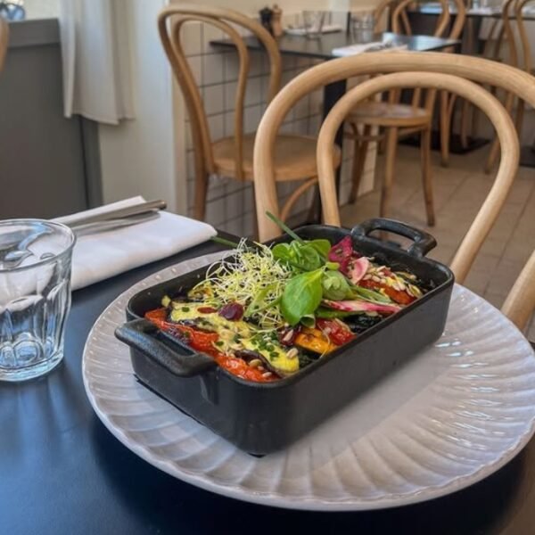 Tian de légumes façon provençale chez Bistrot le Saint Jean à Bordeaux en Gironde en Nouvelle-Aquitaine