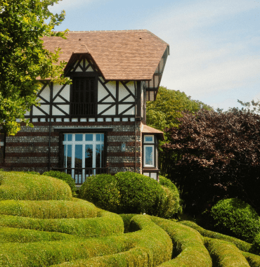 les Jardins d'Etretat, Seine Maritime, Normandie, chiens acceptés
