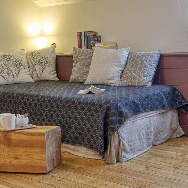 Chambre cosy de l'Hôtel La Féline Blanche à Saint Gervais les Bains en Haute Savoie dans les Alpes en France