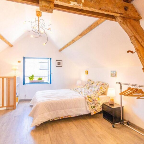 Chambre double cosy du Gîte Casa Luna à Le Coudray-Macouard près de Saumur et des Châteaux de la Loire en Anjou