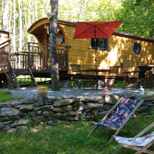 Roulotte de Terra Bosca, Logement insolite au cœur du Tarn dans le Haut Languedoc