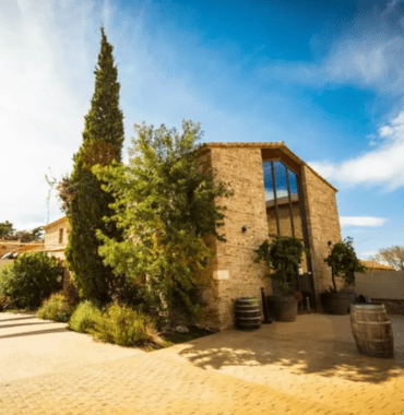 maison viticole à visiter avec un chien Domaine Lafage dog-friendly dans le Languedoc-Roussillon