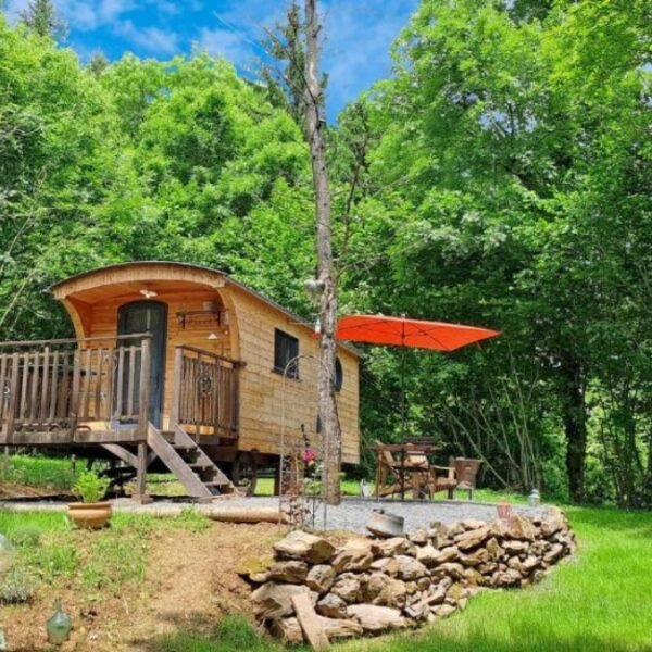 Roulotte de Terra Bosca, Logement insolite au cœur du Tarn dans le Haut Languedoc