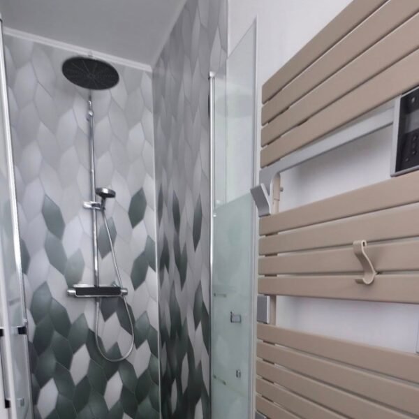 Salle de bain du Chalet Aux Sons des Cloches en Alsace tout proche des Vosges