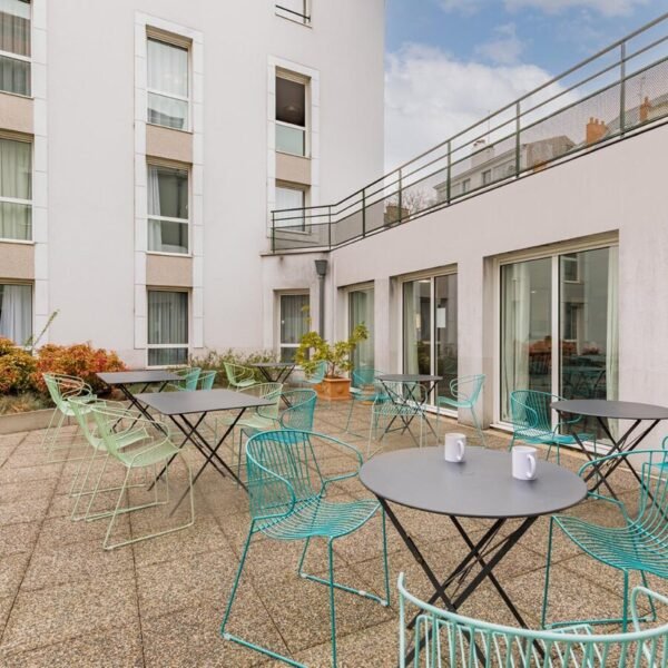 Terrasse de l'Appart'City Classic Nantes Quai de Loire en Loire Atlantique en Pays de Loire