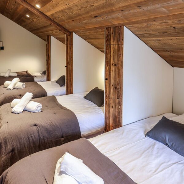 Grande chambre du Chalet L’Altizoard à Briançon dans les Hautes Alpes