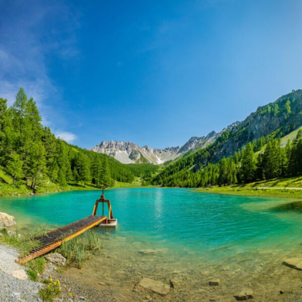Lac proche du Chalet L’Altizoard à Briançon dans les Hautes Alpes
