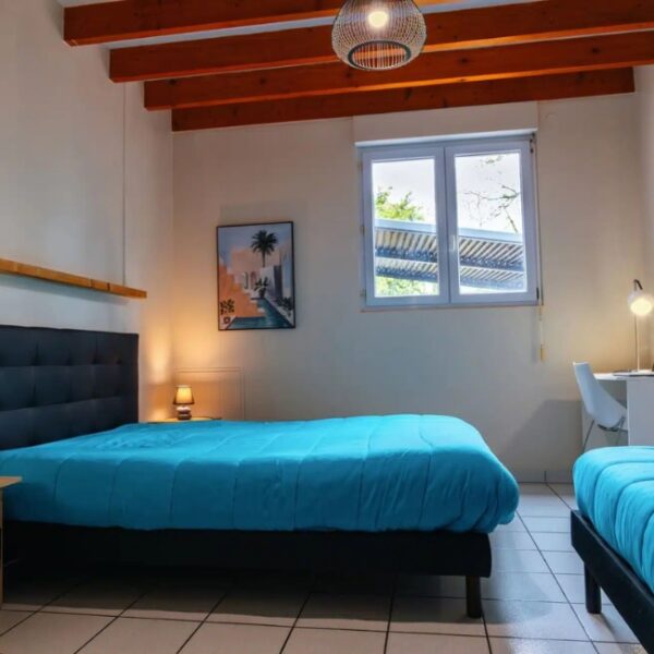 chambre de la Villa des Eaux Claires à Puymoyen en Charente en Nouvelle Aquitaine