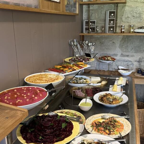 Repas au Gîte Lavalle du Domaine Utah Beach à Sainte-Mère-Eglise dans la Manche
