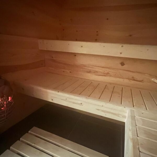 Sauna du Gîte Levant du Domaine Utah Beach à Sainte-Mère-Eglise dans la Manche