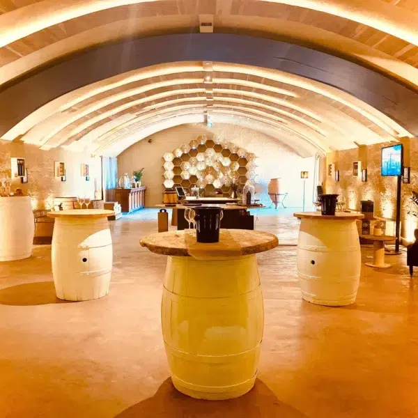 Caveaux du Domaine Viticole Du Château Le Bouis à Gruissan dans l'Aude