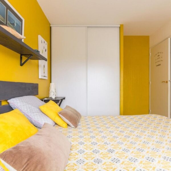 Chambre du Gîte L'Effet Mer à Saint-Jean-de-la-Rivière dans la Manche