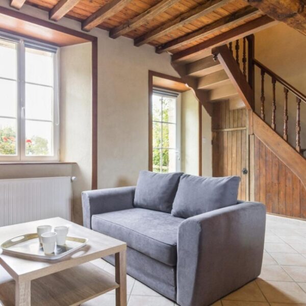 Salon du Gîte Les Charmilles à Hauteville-La-Guichard dans la Manche