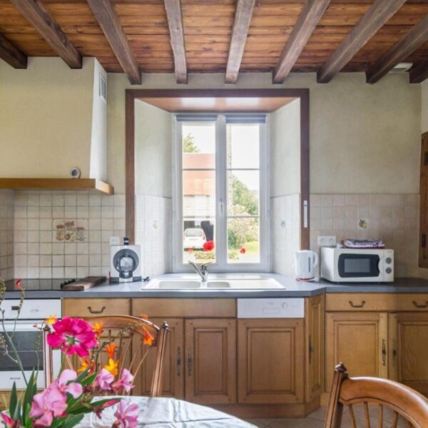 Cuisine du Gîte Les Charmilles à Hauteville-La-Guichard dans la Manche