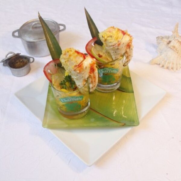 Verrine du Restaurant O Paille en Queue à Lyon dans le Rhône