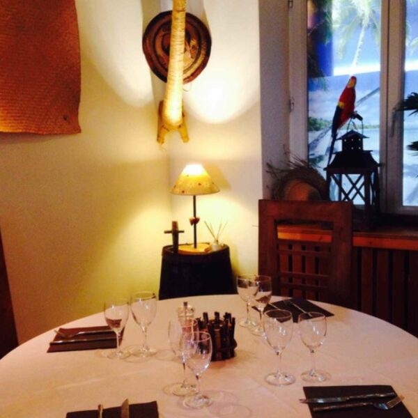 Table du Restaurant O Paille en Queue à Lyon dans le Rhône