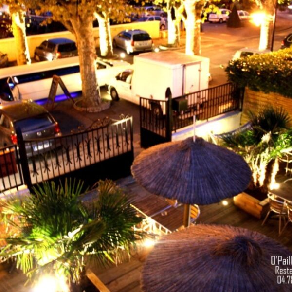 Vue aérienne du Restaurant O Paille en Queue à Lyon dans le Rhône