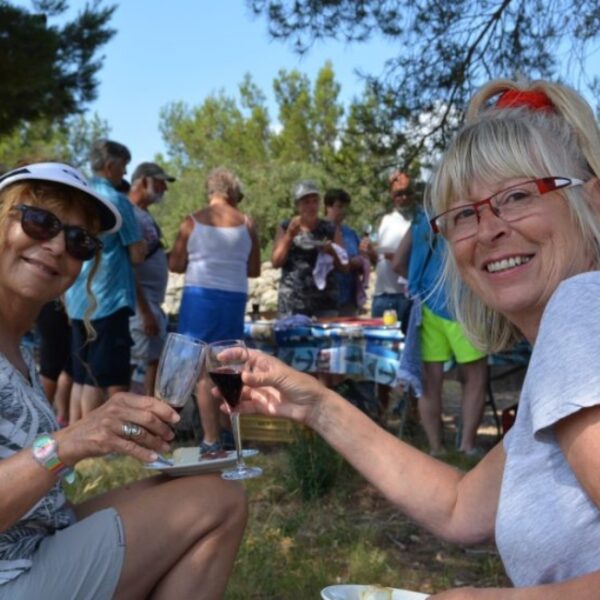 Visiteurs du Domaine Viticole Du Château Le Bouis à Gruissan dans l'Aude