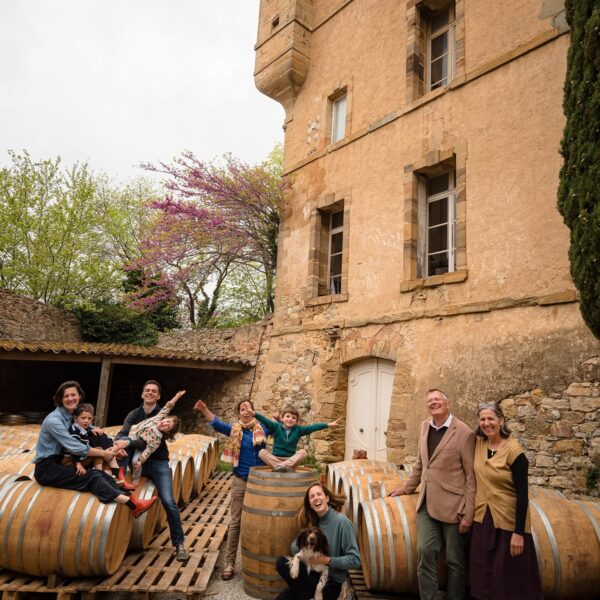 Extérieur du Château de Luc à Luc-sur Orbieu dans l' Aude